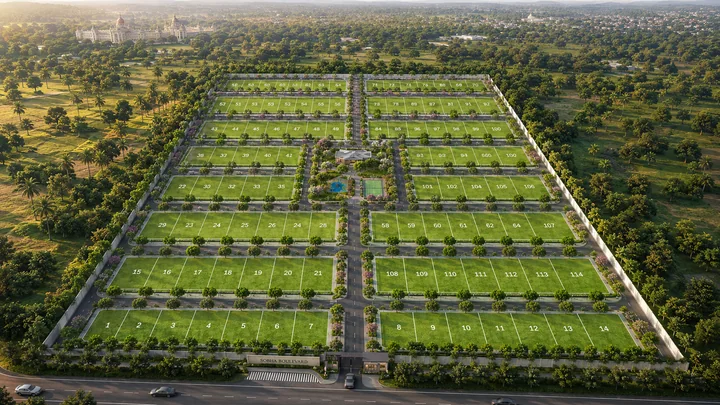 Sobha Boulevard aerial view
